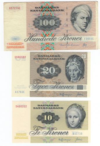 Danimarca - lotto di 2 banconote