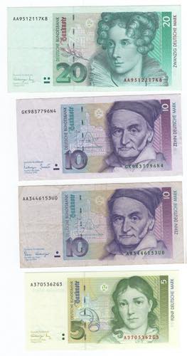 Germania - lotto di 3 banconote