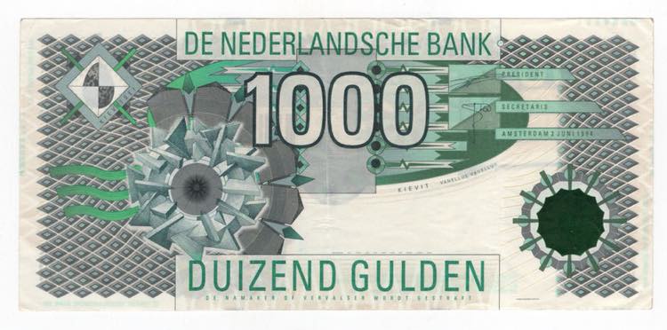 Olanda - 1000 Gulden 1994 - P# 102