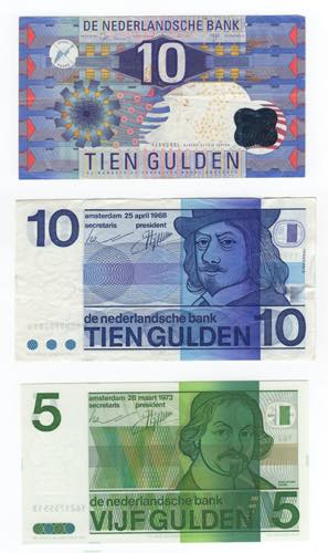 Olanda - lotto di 4 banconote