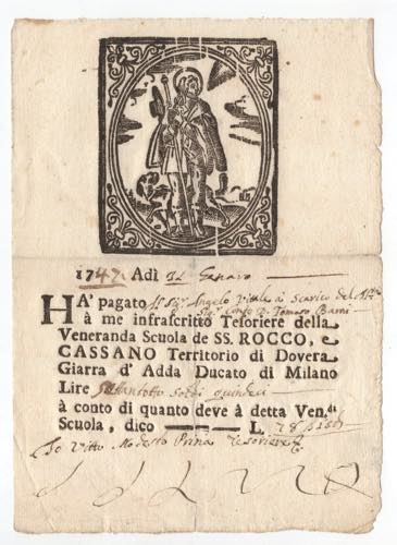Italia - Fede di pagamento 1742 - ... 