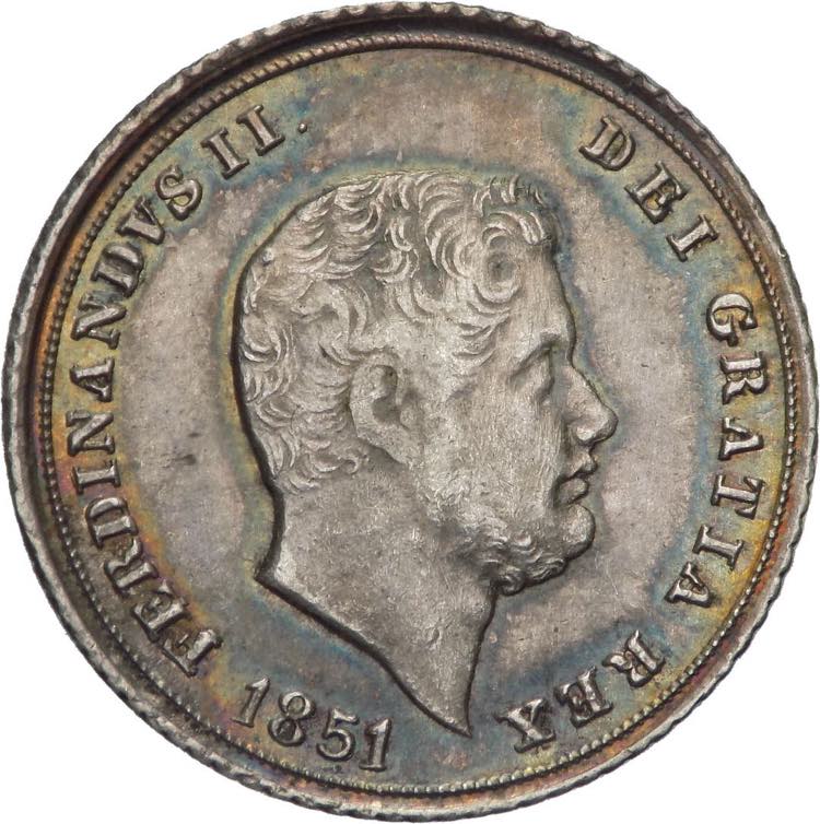 1 Carlino 1851 Ferdinando II (1830 ... 