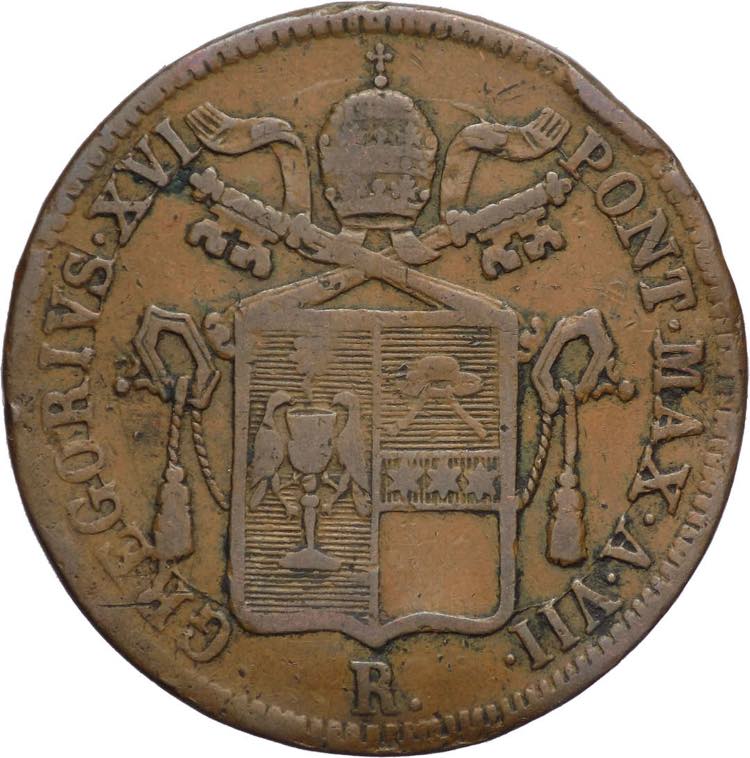 Stato Pontificio - 1 Baiocco 1837 ... 