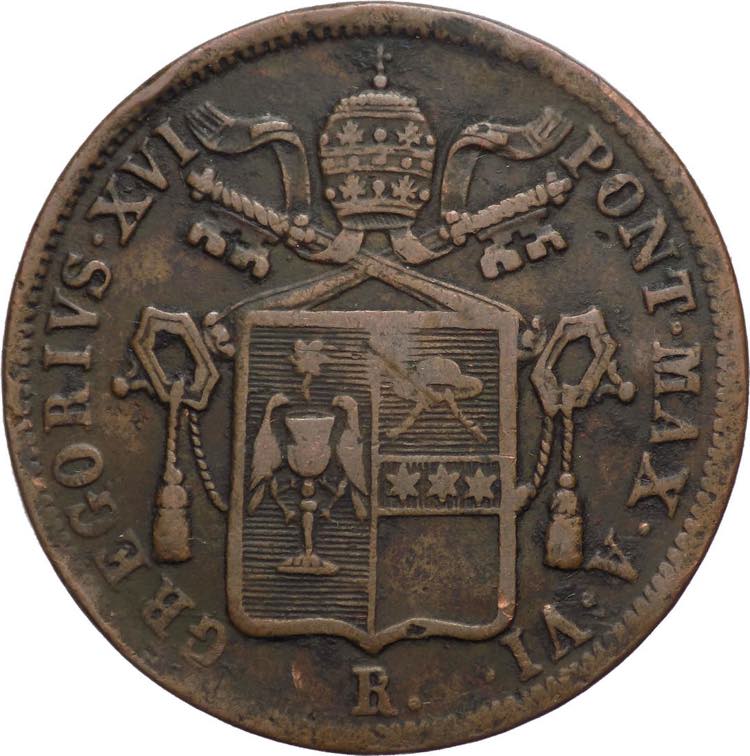 Stato Pontificio - 1 Baiocco 1836 ... 