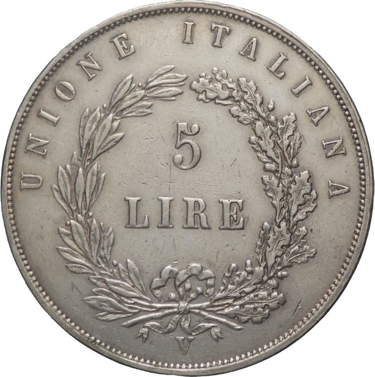 Venezia (1848 - 1849) - 5 Lire ... 