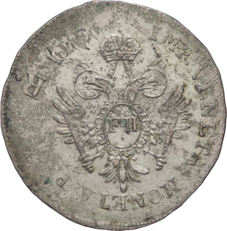 1/2 Lira 1800 - Francesco II ... 