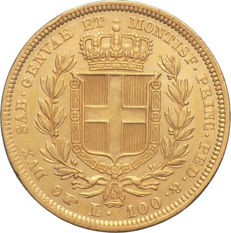 Regno di Sardegna - 100 Lire 1834 ... 