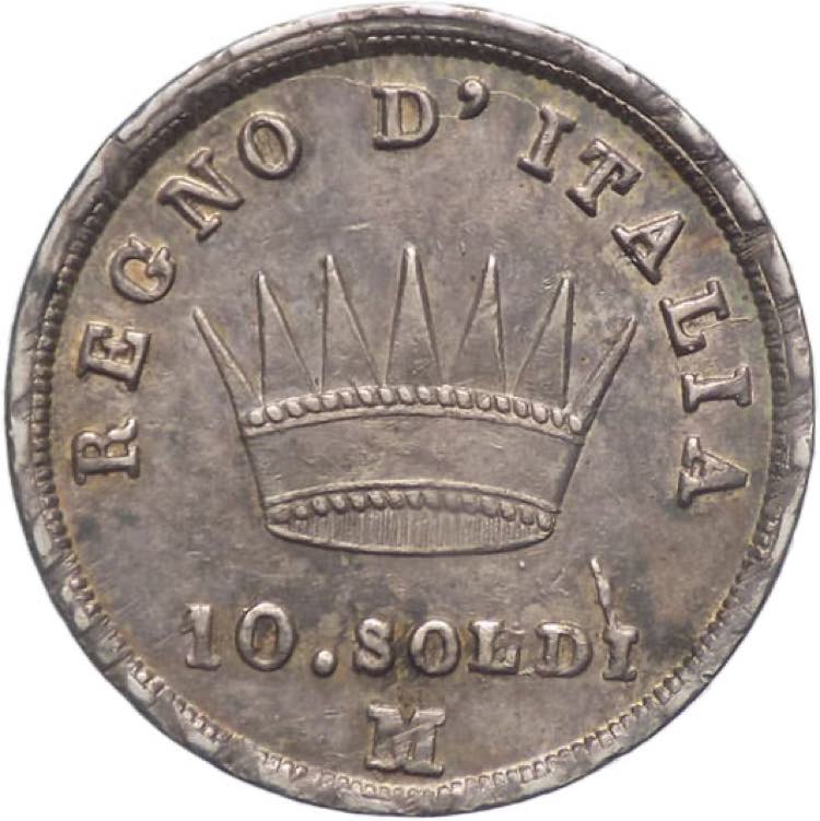 10 soldi 1809 - Napoleone I (1805 ... 