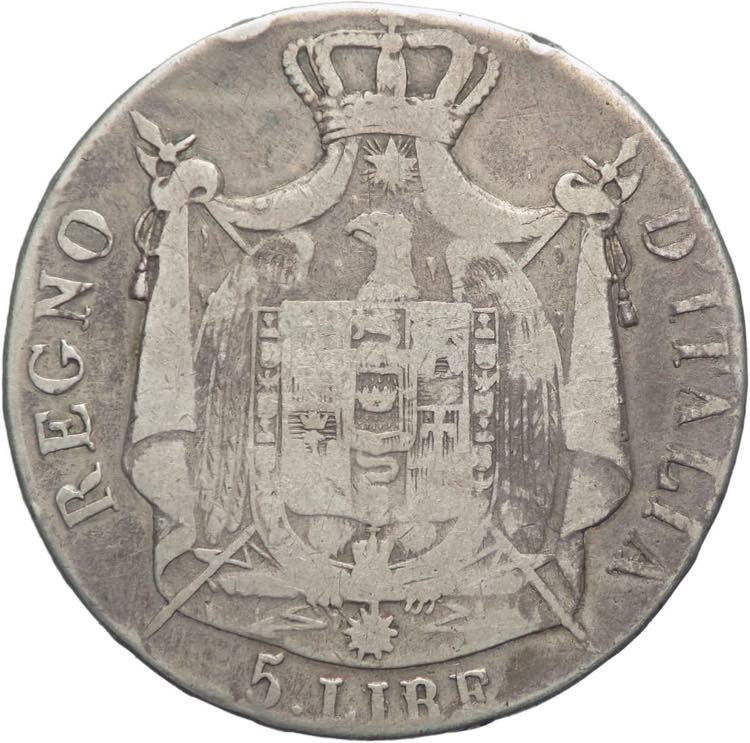 Re dItalia - 5 lire 1810 - ... 