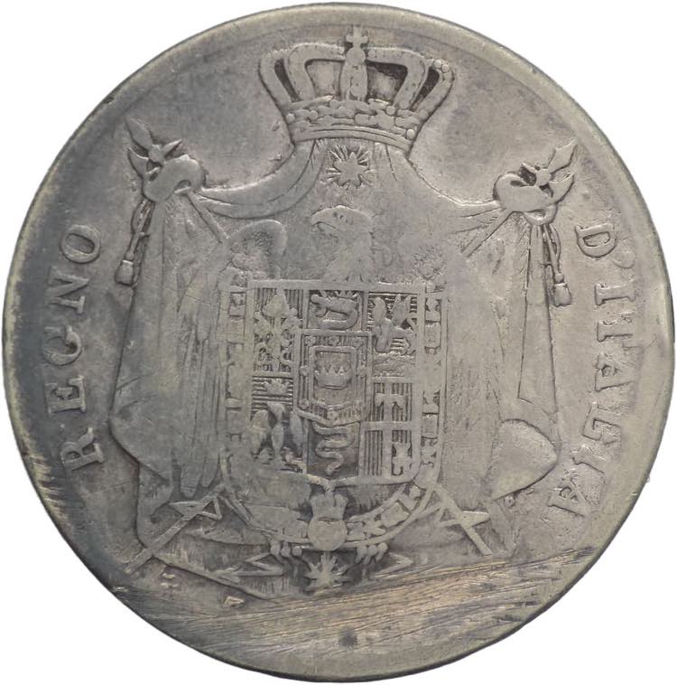 Re dItalia - 5 lire 1811 - ... 