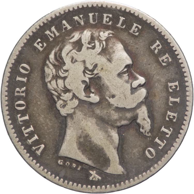1 Lira 1860 - Vittorio Emanuele II ... 