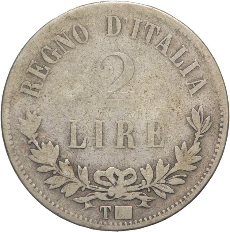 2 Lire 1863 - Vittorio Emanuele II ... 