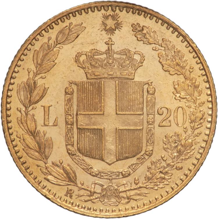 20 Lire 1893 - Umberto I (1878 - ... 