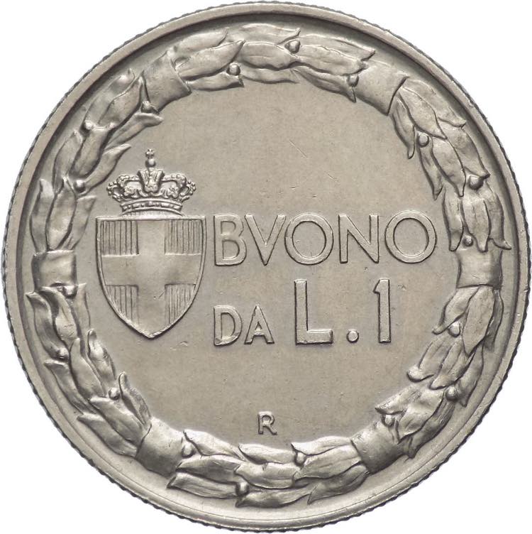 Buono da 1 Lira 1926 - Vittorio ... 
