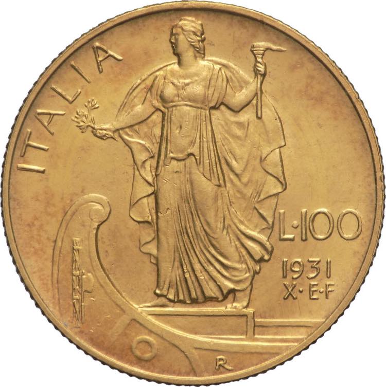 Regno dItalia - 100 Lire 1931 X - ... 