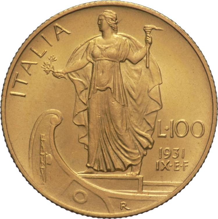Regno dItalia - 100 Lire 1931 IX ... 