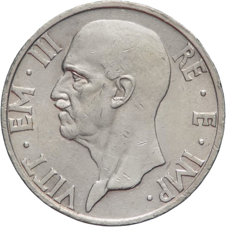5 lire 1937 - Vittorio Emanuele ... 