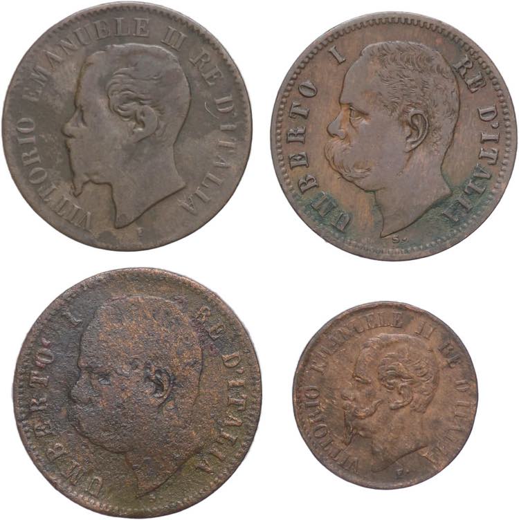 Regno dItalia - lotto di 3 monete ... 
