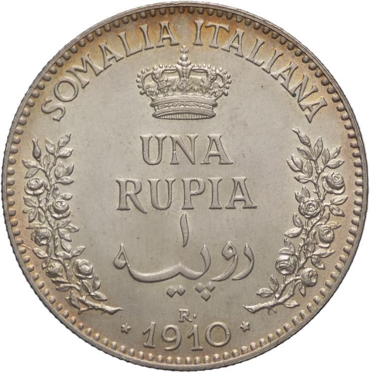 Somalia italiana - 1 rupia 1910 - ... 