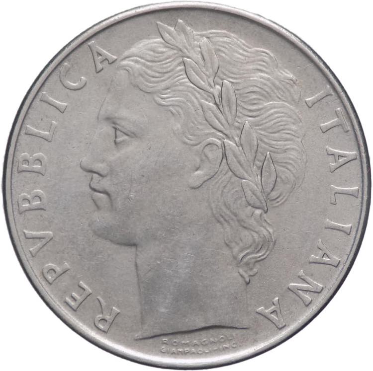 100 lire 1956 - Minerva - Ac - I° ... 