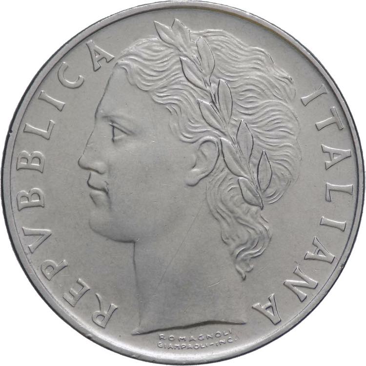 100 lire 1957 - Minerva I° tipo - ... 