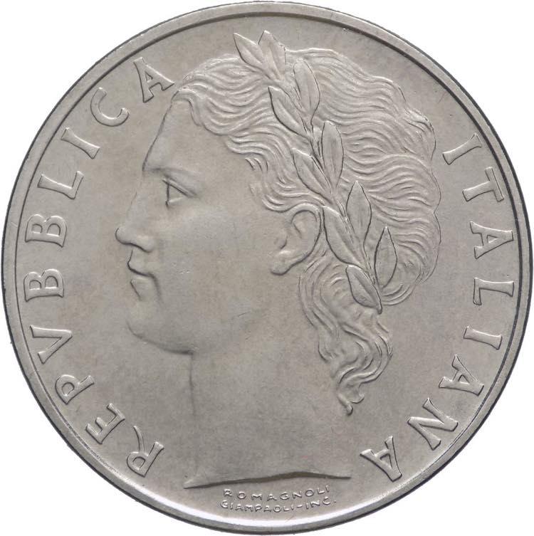 100 lire 1968 - Minerva I° tipo - ... 