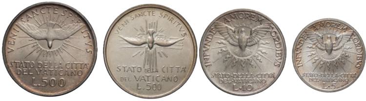 lotto di 4 monete 1939 e 1958 (con ... 