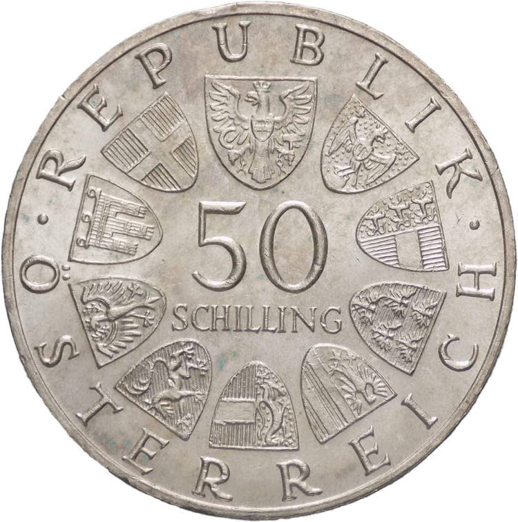 Austria - 50 shilling 1969 - 450° ... 