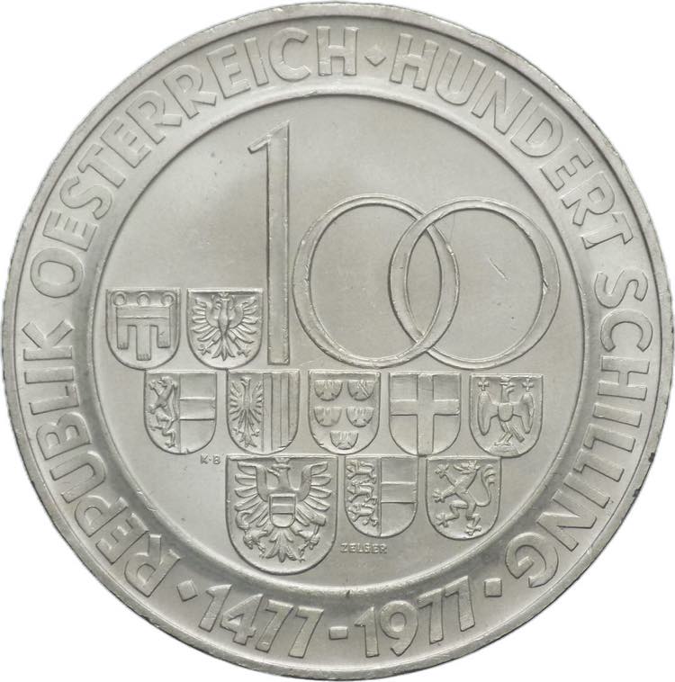 Austria - 100 scellini 1977 - ... 