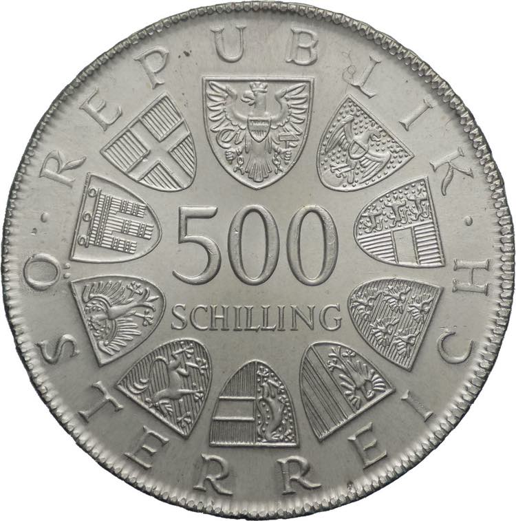 Austria - 500 scellini 1980 - 25 ... 