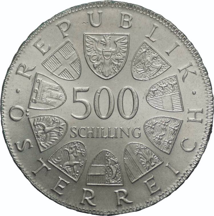 Austria - 500 scellini 1980 - City ... 