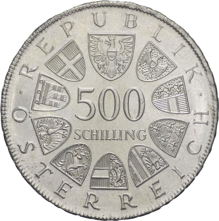 Austria - 500 scellini 1982 - 500 ... 