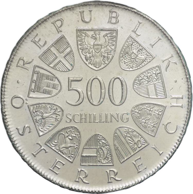 Austria - 500 scellini 1982 - 825 ... 
