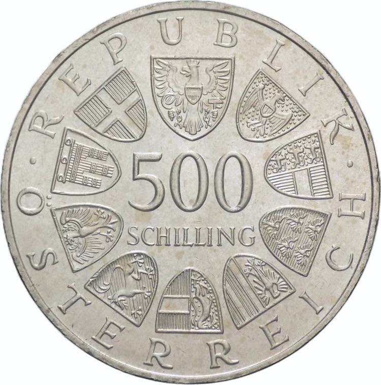 Austria - 500 scellini 1983 - Papa ... 