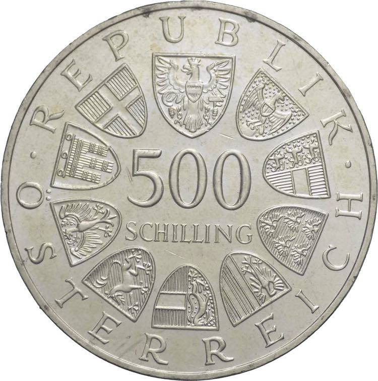 Austria - 500 scellini 1985 - 40 ... 
