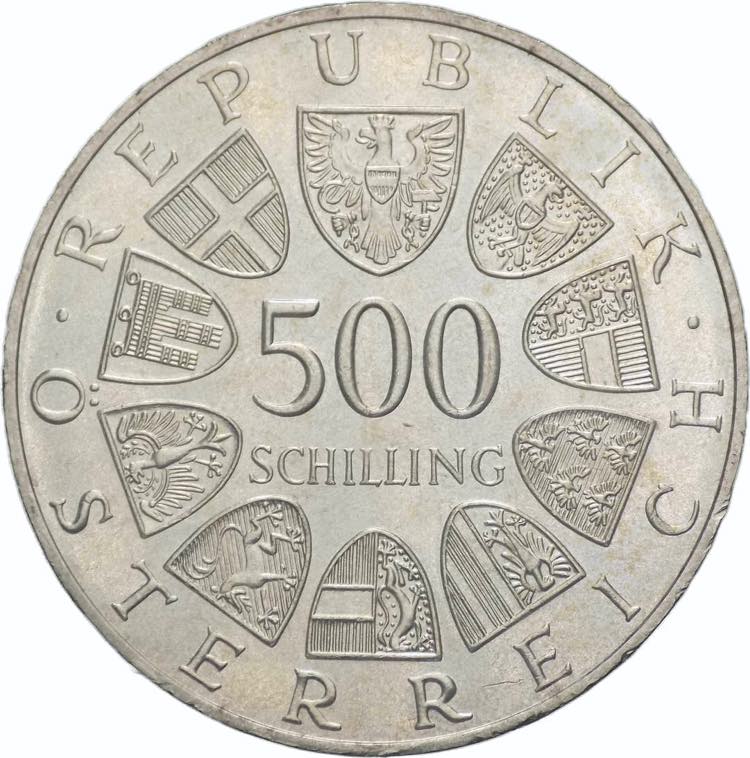 Austria - 500 scellini 1986 - ... 