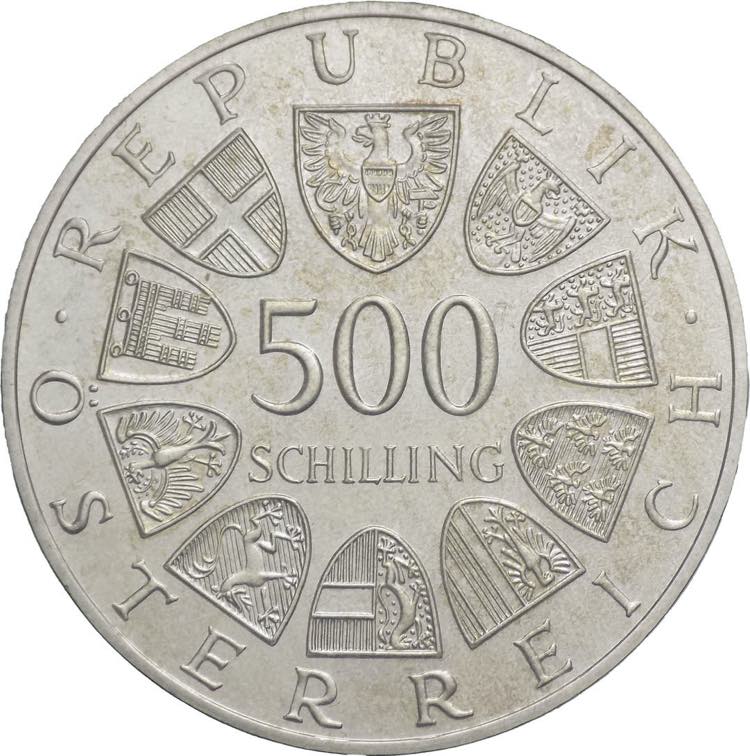 Austria - 500 scellini 1987 - ... 