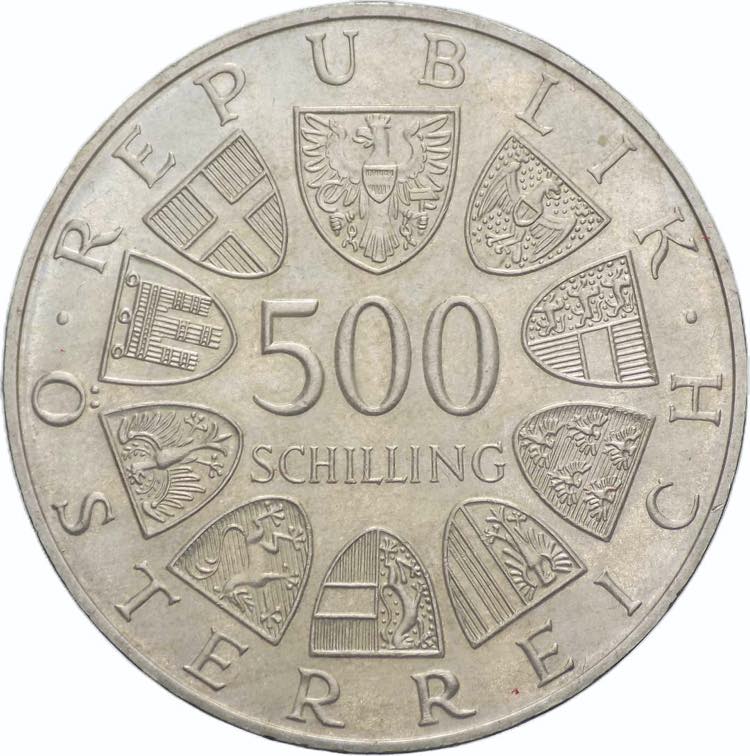 Austria - 500 scellini 1988 - ... 