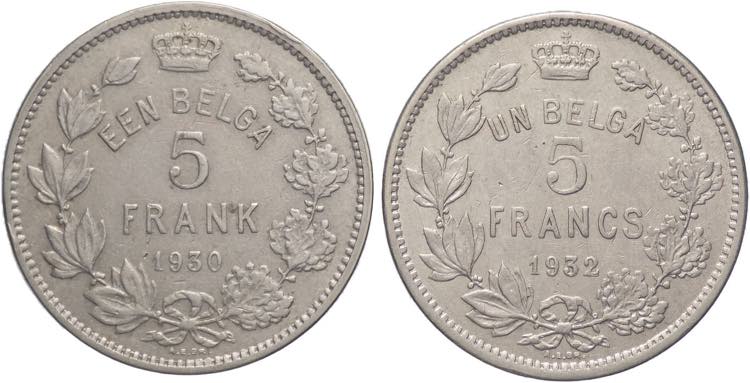 Belgio - lotto 2 monete da 50 ... 