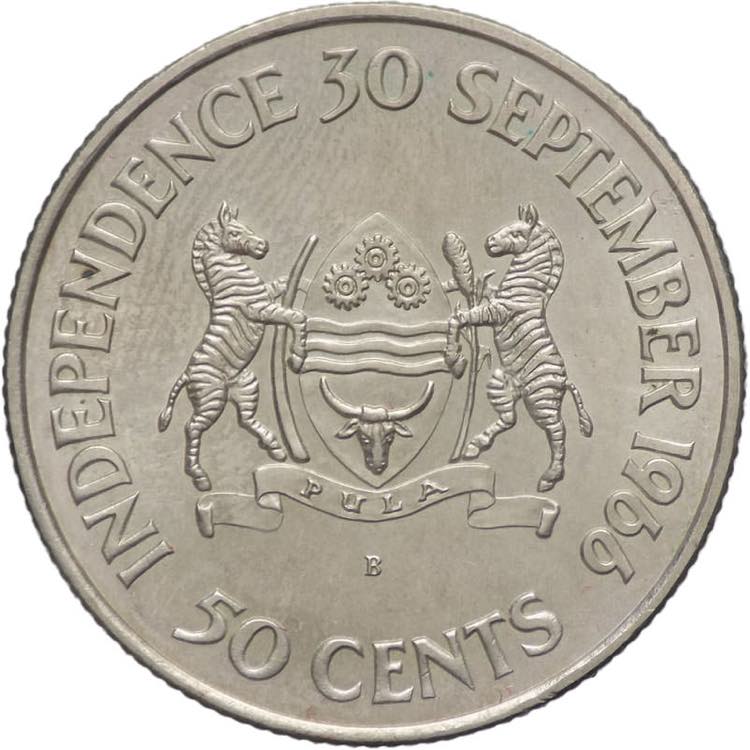 Botswana - 50 Centesimi 1966 - ... 