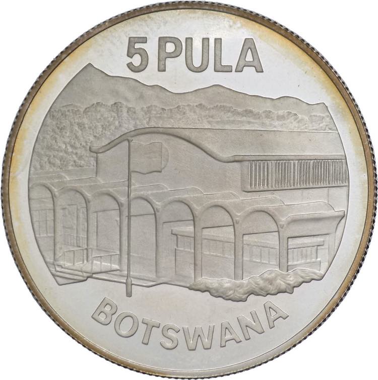 Botswana - 5 Pula 1976 - 10° ... 