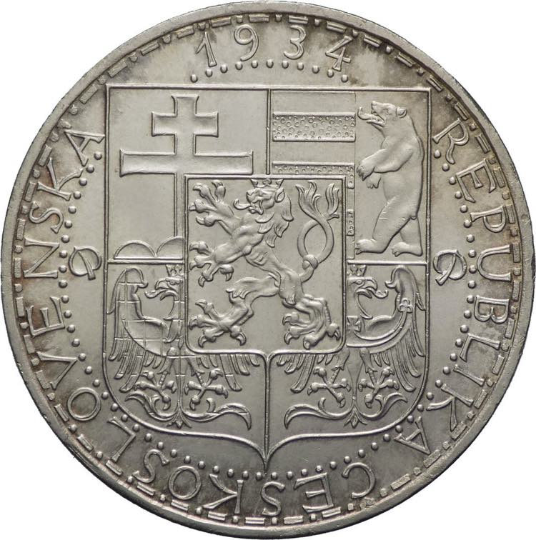 Cecoslovacchia - 20 Korun 1934 - ... 