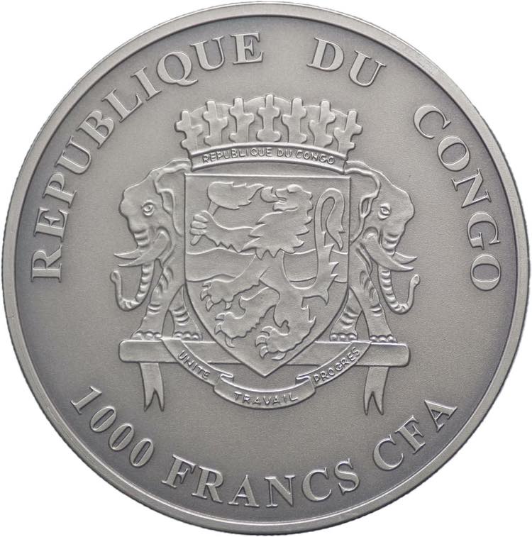 Congo - 1000 Franchi CFA 2015 - ... 