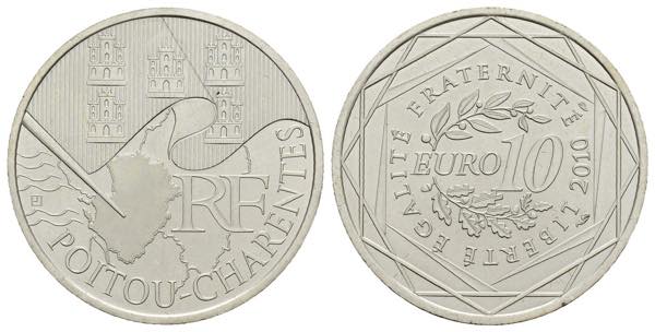Francia - 10 euro 2010 Regioni ... 