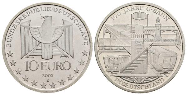 Germania - 10 Euro 2002 - 100° ... 