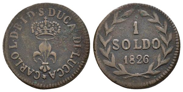 Lucca - 1 Soldo 1826 - (Carlo ... 