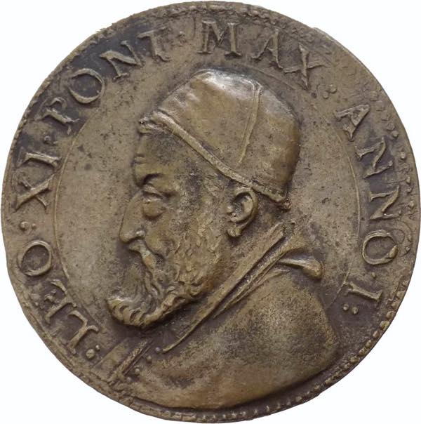 Italia  - Leone XI (1605) Medaglia ... 