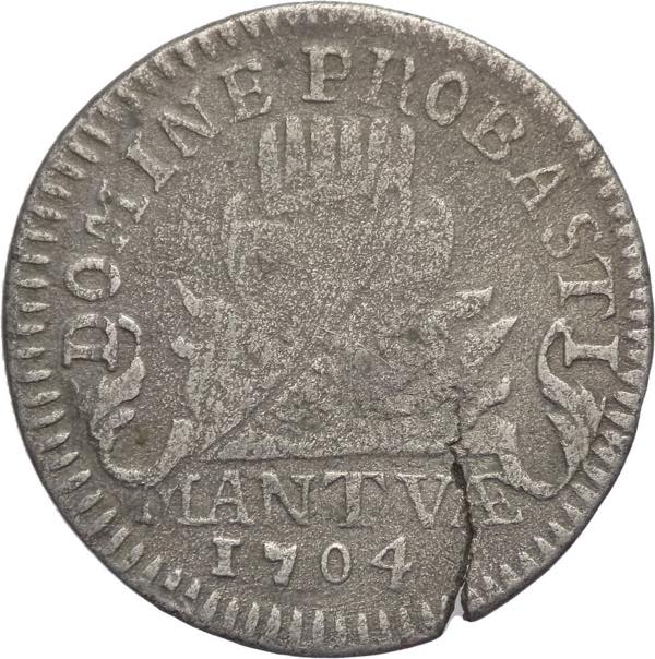 Mantova - 1/2 Lira 1704 - ... 