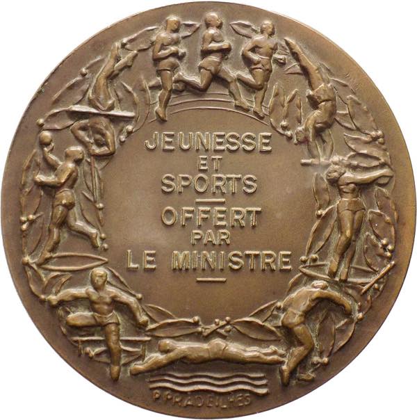 Francia - medaglia Jeunesse et ... 