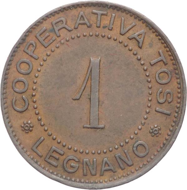 Italia - gettone da 1 centesimo ... 